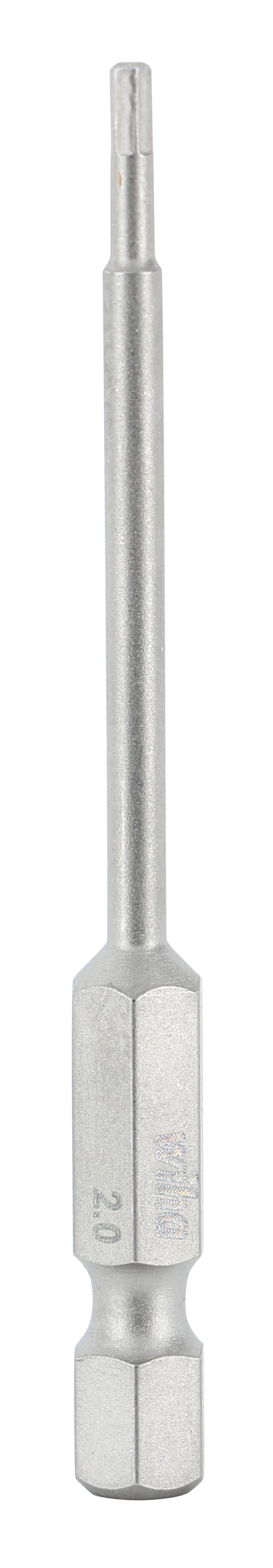 WIHA TOOLS Hex Power Bit 2.0 X 70Mm - WIH-74351 | GarageAndFab.com