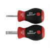 WIHA TOOLS 2 Piece Softfinish Stubby Slotted Screwdriver Set - WIH-31193 | GarageAndFab.com