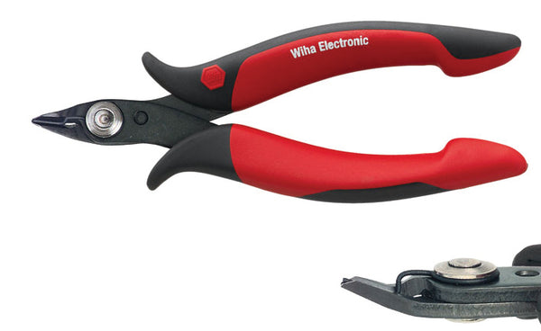 WIHA TOOLS Electronic Diagonal Cutters Full Flush - 56813 - WIH-56813 | GarageAndFab.com