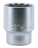 WIHA TOOLS 12 Point - 1/2" Drive Deep Socket 1" - 33819 - WIH-33819 | GarageAndFab.com