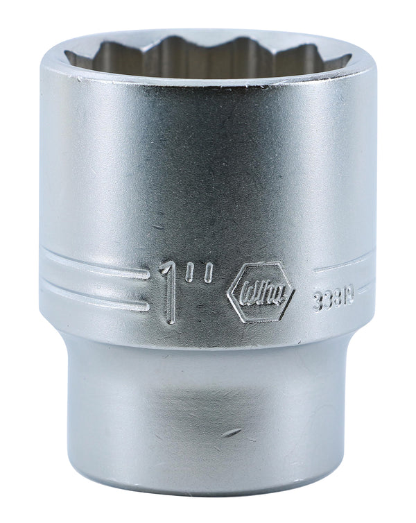 WIHA TOOLS 12 Point - 1/2" Drive Deep Socket 1" - 33819 - WIH-33819 | GarageAndFab.com