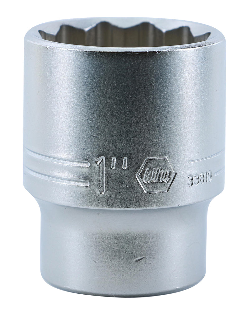 WIHA TOOLS 12 Point - 1/2" Drive Deep Socket 1" - 33819 - WIH-33819 | GarageAndFab.com
