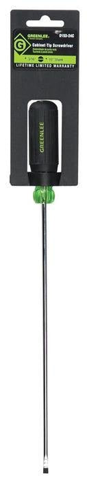 Greenlee Screwdriver, Flat-Cab 3/16X10" -GRE-0153-24C | GarageAndFab.com