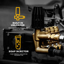 BE Power Equipment Centurion P2 Direct Drive Axial 3400PSI 2.5GPM Pressure Washer Pump - 85.179.112B | GarageAndFab.com