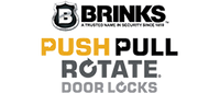 Brinks Push Pull Rotate Door Locks Logo - MUNRO INDUSTRIES mi-