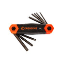 Crescent Folding Hex Key Torx 8Pc - CRE-Chkft8 | GarageAndFab.com