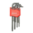 Crescent Hex L-Key Set Sae Ball End 13Pc - CRE-Chklaball13 | GarageAndFab.com