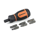 Crescent Ct Stubby 6In1 Ratchet Multibit Driver - CRE-Cmbs61R | GarageAndFab.com