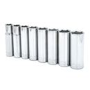 Crescent Socket Set,8Pc,1/2" Drive,Deep,Sae - CRE-Csas2N | GarageAndFab.com