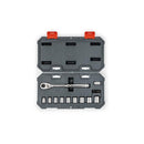 Crescent Socket Wrench Set,15Pc,3/8,6Pt,Mm - CRE-Csws38Mm15 | GarageAndFab.com