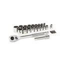 Crescent Socket Wrench Set,25Pc,3/8"Dr,Sae/Mm - CRE-Csws7C | GarageAndFab.com
