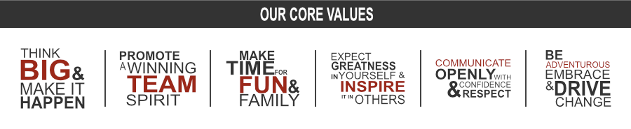 Core Values - ABOUT US | MUNRO INDUSTRIES mi- 900x185