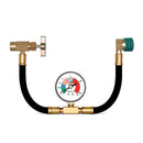Emzone 1/2 Valve 1234yf A/C Recharge Hose with Gauge  13  45763 | RogueFuel.ca