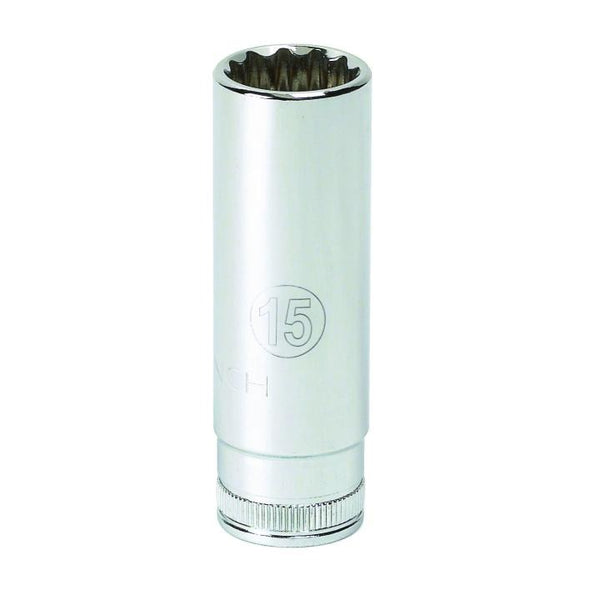 GearWrench Socket Deep 1/4DR 12PT 9/32 - GWR-80223D | GarageAndFab.com