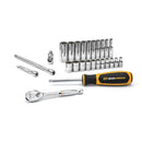 GearWrench Set Socket Sae 1/4DR  12PT 26Pc - GWR-80313 | GarageAndFab.com