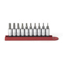 GearWrench Set Socket Hex Bit Sae 1/4DR 10Pc - GWR-80323 | GarageAndFab.com