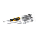 GearWrench Set Socket Deep Sae 1/4DR 6 & 12Pt - GWR-80325 | GarageAndFab.com