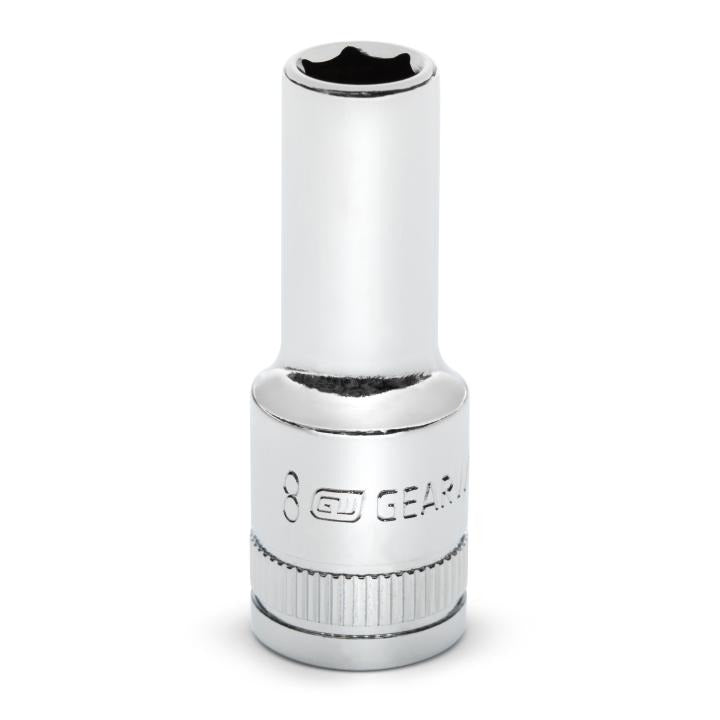 GearWrench Socket Mid Longth 3/8 DR 6PT 8MM - GWR-80390S-06 | GarageAndFab.com