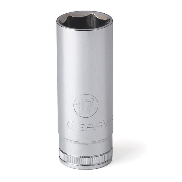 GearWrench Socket Deep 3/8 DR 6PT 17MM - GWR-80399 | GarageAndFab.com