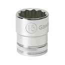 GearWrench Socket Std 3/8 DR 12PT 17MM - GWR-80493 | GarageAndFab.com