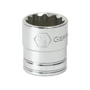GearWrench Socket Std 3/8 DR 12PT 9/16 - GWR-80501 | GarageAndFab.com
