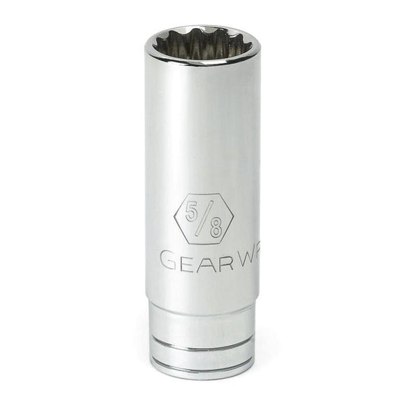 GearWrench Socket Deep 3/8 DR 12PT 5/8 - GWR-80515D | GarageAndFab.com