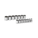 GearWrench Set Socket 1/2DR Sae 12PT 15Pc - GWR-80731 | GarageAndFab.com