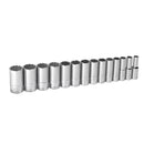 GearWrench Set Socket Deep Sae 1/2DR 12PT 14Pc - GWR-80732 | GarageAndFab.com