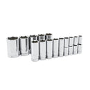 GearWrench Set Socket Deep Sae 1/2DR 6PT 14Pc - GWR-80733 | GarageAndFab.com