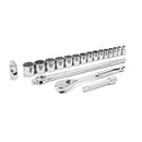 GearWrench Set Socket 19Pc 1/2DR 12Pt - GWR-80792 | GarageAndFab.com
