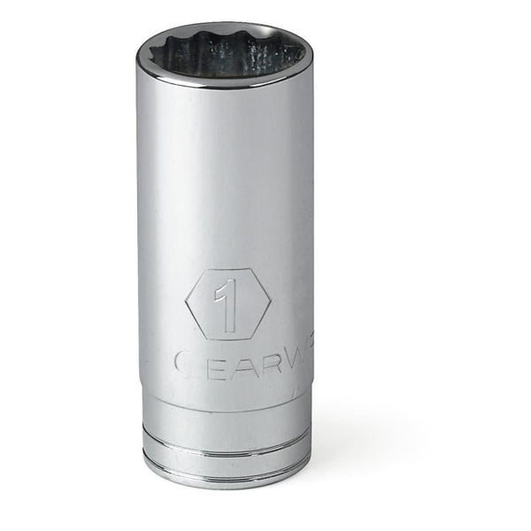 GearWrench Socket Deep 1/2DR 12PT 1 - GWR-80795 | GarageAndFab.com