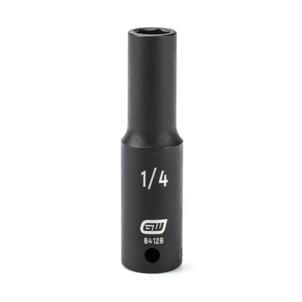 GearWrench Socket Impact Deep 1/4DR T 1/4 - GWR-84128 | GarageAndFab.com