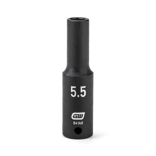 GearWrench Socket Impact Deep 1/4DR T 5.5MM - GWR-84140 | GarageAndFab.com
