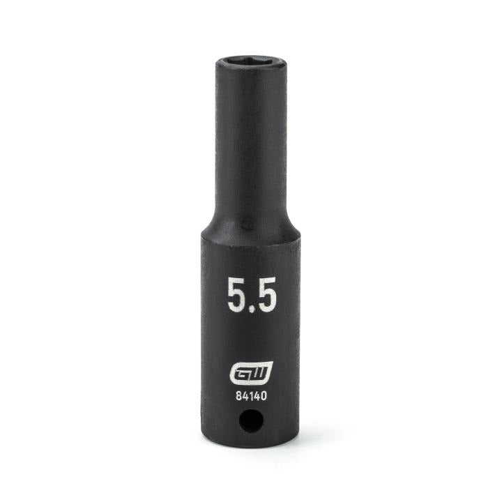 GearWrench Socket Impact Deep 1/4DR T 5.5MM - GWR-84140 | GarageAndFab.com