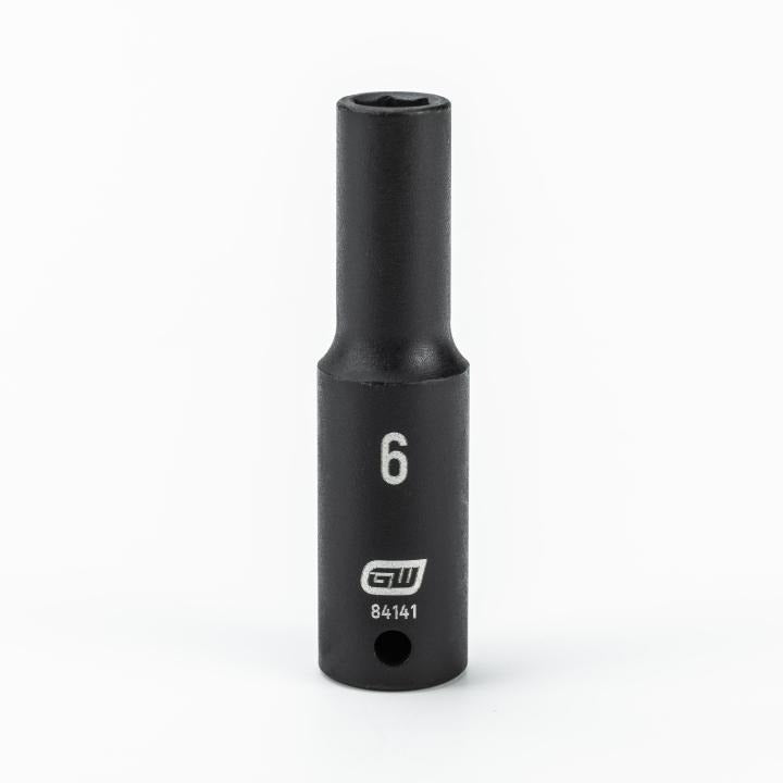 GearWrench Socket Impact Deep 1/4DR T 6MM - GWR-84141 | GarageAndFab.com