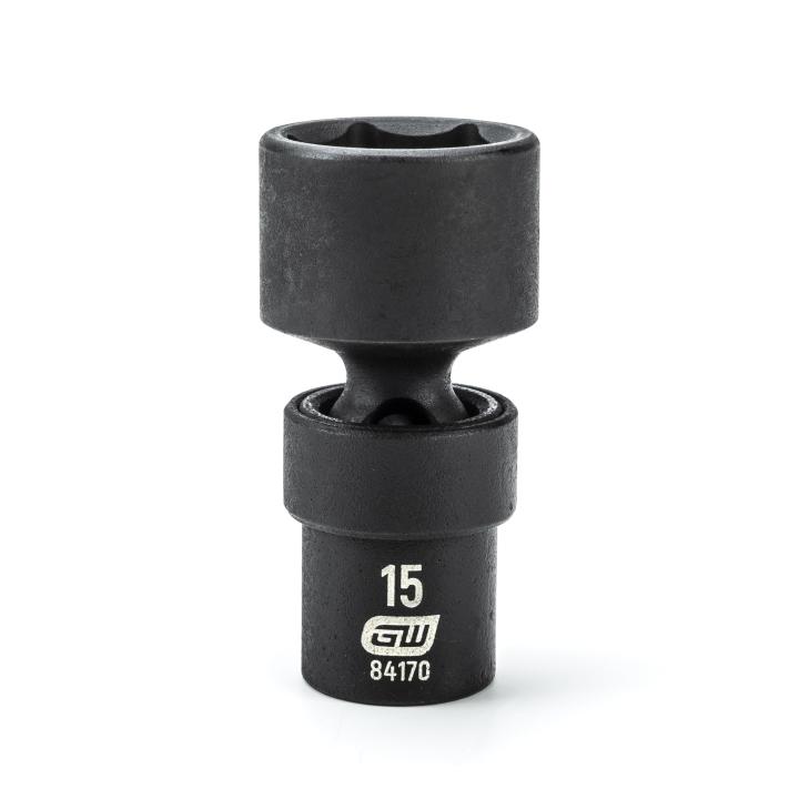 GearWrench Socket Impact Unv 1/4DR 15MM - GWR-84170 | GarageAndFab.com
