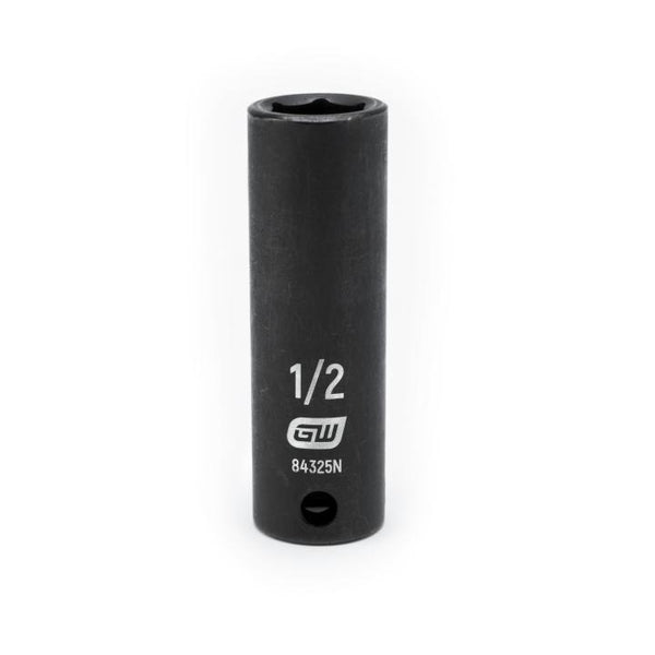 GearWrench 3/8"Drive 1/2" Deep Impact Socket - GWR-84325N | GarageAndFab.com