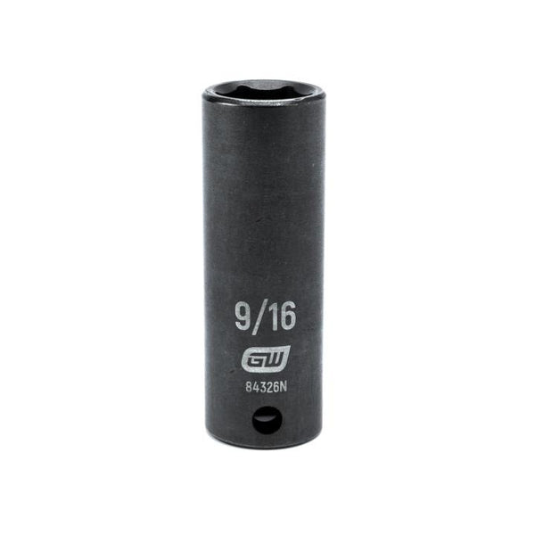 GearWrench 3/8"Drive 9/16" Deep Impact Socket - GWR-84326N | GarageAndFab.com