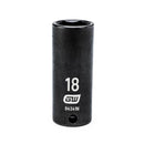 GearWrench 3/8"Drive 18MM Deep Impact Socket - GWR-84341N | GarageAndFab.com