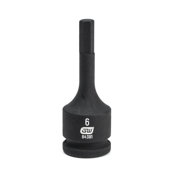 GearWrench Socket Hex Impact 3/8 DR 6MM - GWR-84391 | GarageAndFab.com