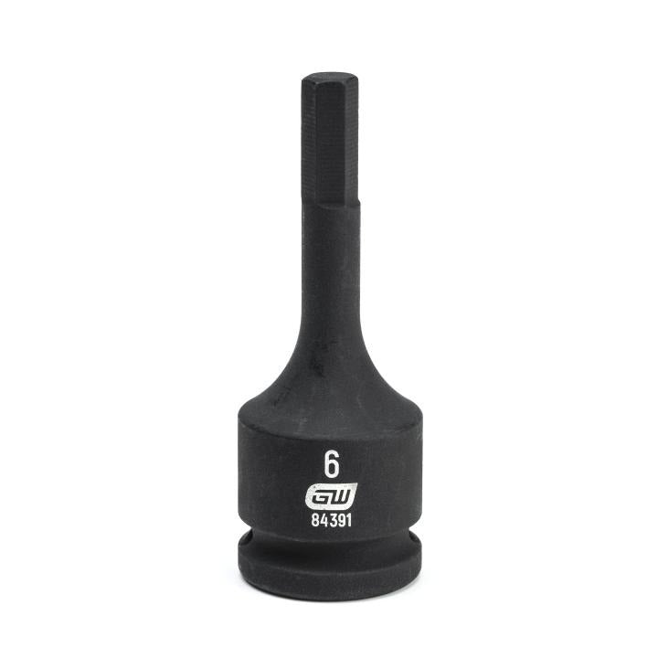 GearWrench Socket Hex Impact 3/8 DR 6MM - GWR-84391 | GarageAndFab.com