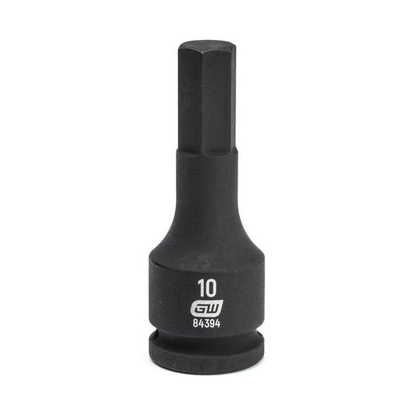 GearWrench Socket Hex Impact 3/8 DR 10MM - GWR-84394 | GarageAndFab.com