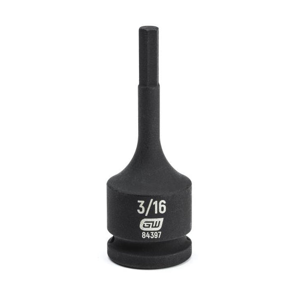 GearWrench Socket Hex Impact 3/8 DR 3/16 - GWR-84397 | GarageAndFab.com
