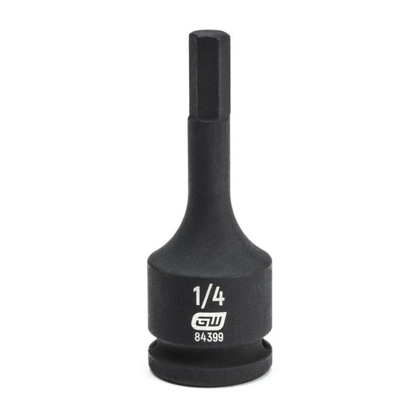 GearWrench Socket Hex Impact 3/8 DR 1/4 - GWR-84399 | GarageAndFab.com