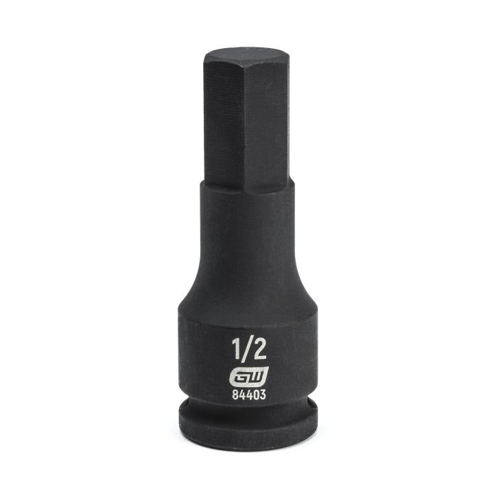 GearWrench Socket Hex Impact 3/8 DR 1/2 - GWR-84403 | GarageAndFab.com