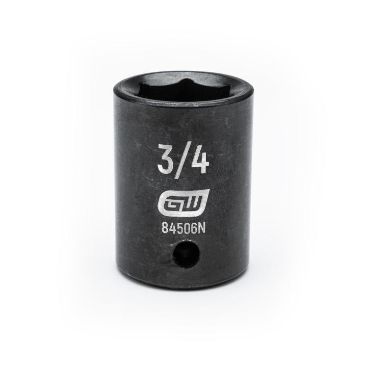 GearWrench 1/2"Drive 3/4" Standard Impact Socket - GWR-84506N | GarageAndFab.com