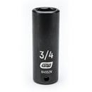 GearWrench 1/2"Drive 3/4" Deep Impact Socket - GWR-84552N | GarageAndFab.com