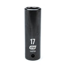 GearWrench 1/2"Drive 17MM Deep Impact Socket - GWR-84575N | GarageAndFab.com
