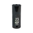 GearWrench 1/2"Drive 23MM Deep Impact Socket - GWR-84581N | GarageAndFab.com