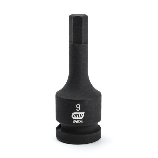 GearWrench Socket Hex Impact 1/2DR 9MM - GWR-84626 | GarageAndFab.com